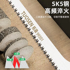 Tuosen Handsaw Garden Saw SK5 Steel Saw Tools W/ Wooden Handle Woodworking Saw 340mm Convenient For Wall Panel Bending