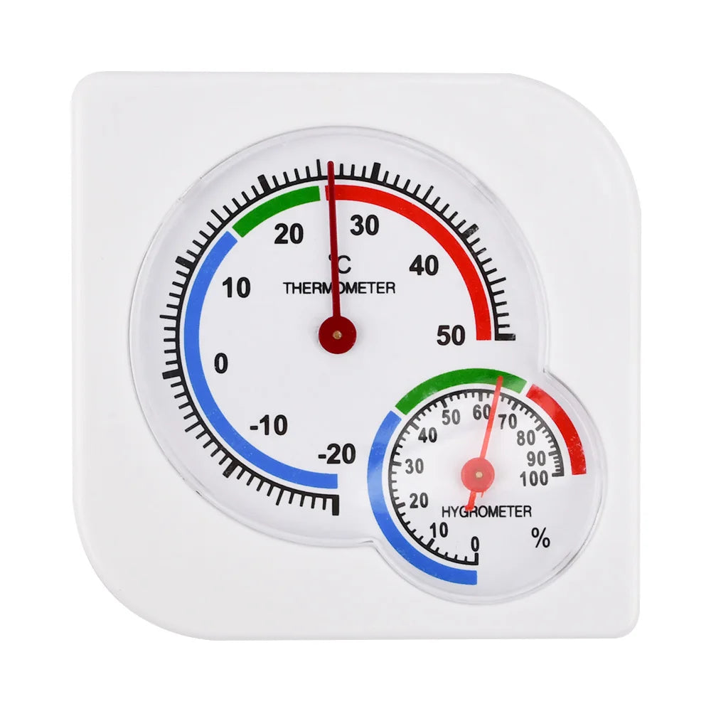 Outdoor Indoor Thermometer Hygrometer Temperature Humidity Gauge Meter for Humidors Greenhouse Garden Cellar