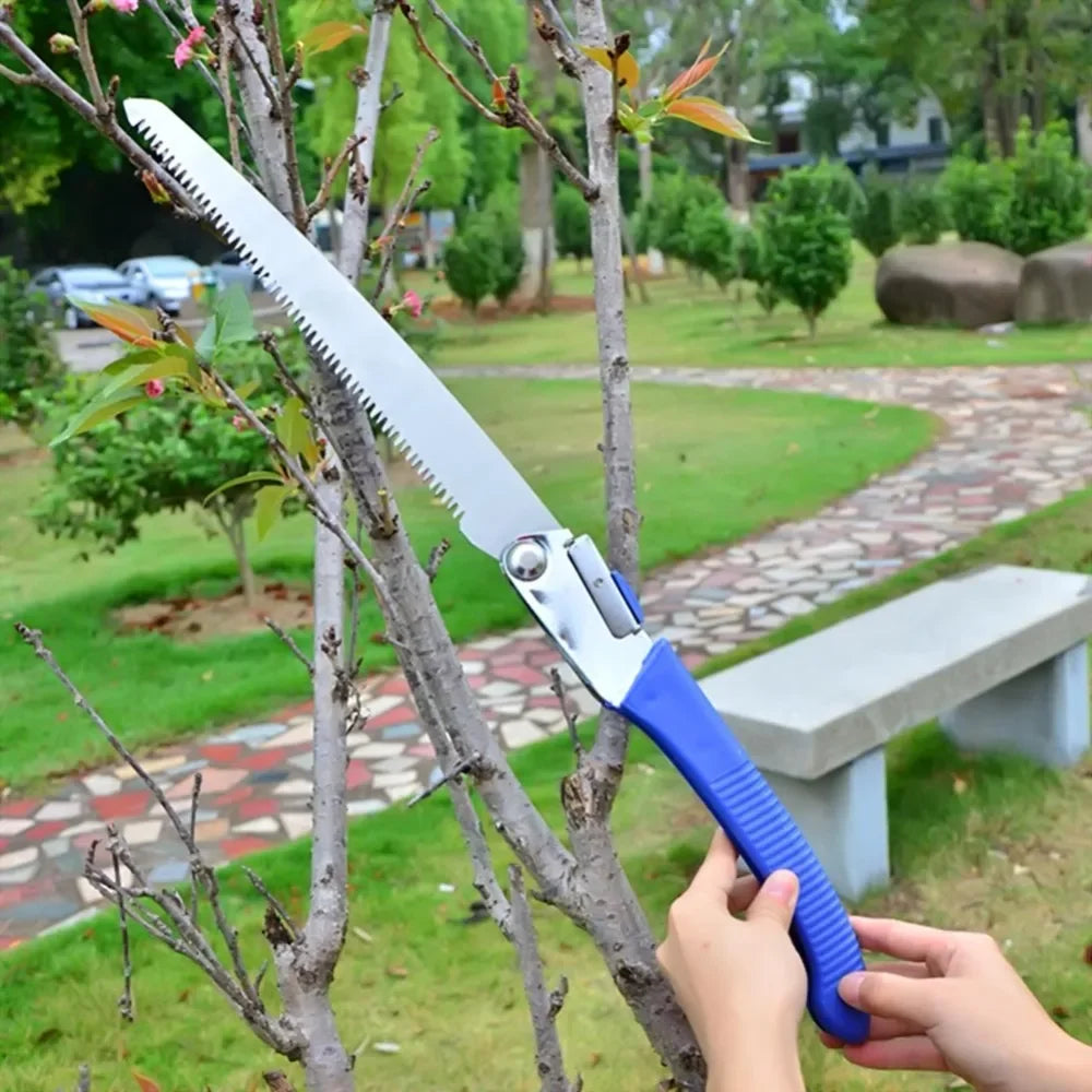27cm Portable Garden Folding Saw Pruning Household Garden Had Steel Saw Tools Woodworking Hacksaws Home Tool