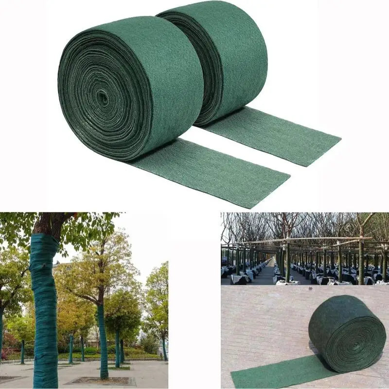 ●Tree Protector Wrap For Winter Freeze Protection- Breathable Trunk Bark Guard Away From Deer Animal,For Shrub Young Tree Plants