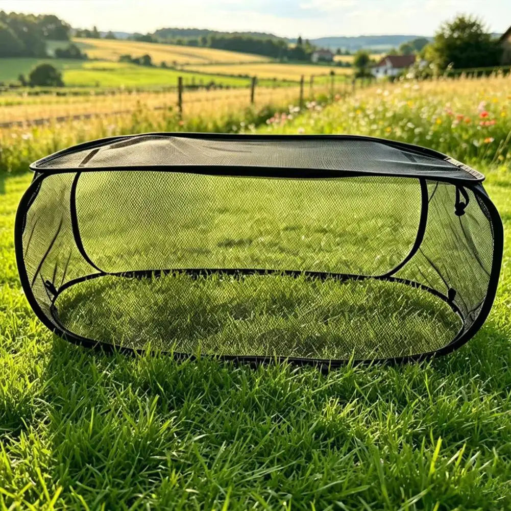 Breathable Garden Plant Shade Net Dome Cover Foldable Insect Bird Barrier Netting Protector For Vegetable Seedling Protection