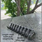 Outdoor Fishing Weeding Tools Large Fishing Rake for Weeding River Aquatic Plants Remover Alloy Weeding Puller Fishing Tackle