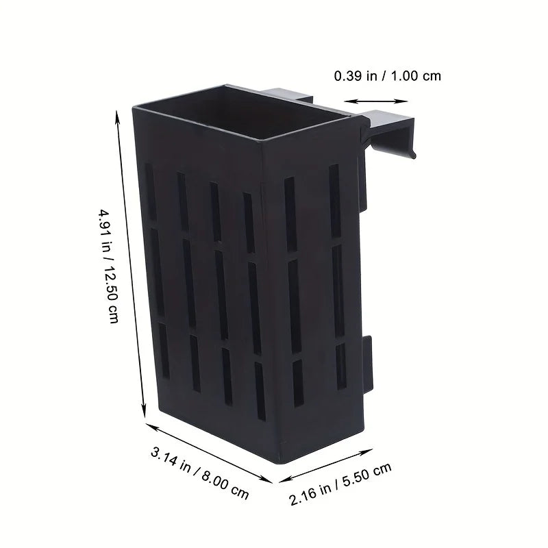3pcs Plastic Aquarium Plant Holder Fish Tank Aquatic Hanging Aquatic Planter Aquarium Stand Pots Holders Flowerpot Basket Plants