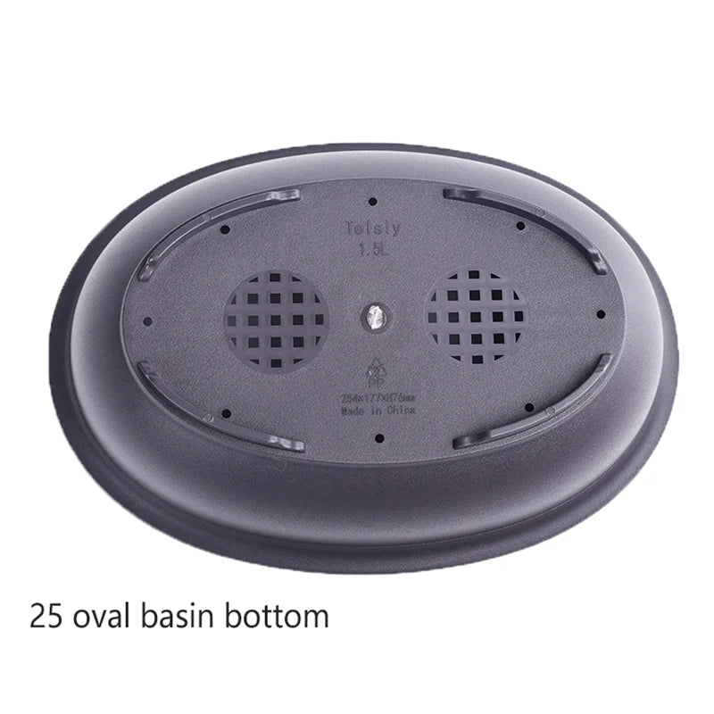Outdoor Garden Landscape Bonsai Pot Trays Rectangular Square Planter Flowerpots Imitation Purple Clay Succulent Plants Pots