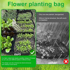Garden Planting Bag Multi-gird Felt Growing Bag Rectangle Planting Nursery Pot Vegetable Tomato Potato Planting Container Plant