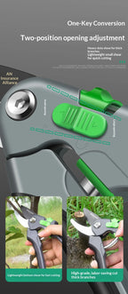 Garden Pruning Tool Set - Plant Trim Pruner Cut Secateur Shrub Scissor Branch Shear Orchard Pruning Shears for Horticulture