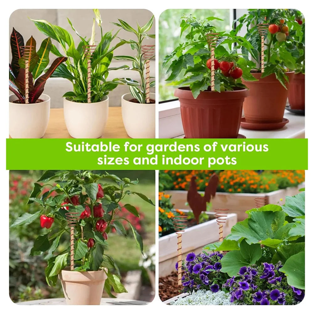 Electroculture Plant Stakes, Copper Garden Antennas