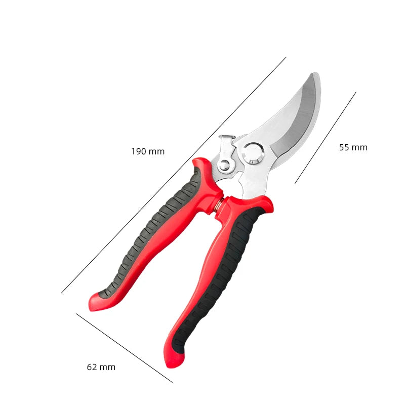 Pruning Shears Garden Scissors Sharp Blade One-handed Pruning Shears Trees Flower Trimmers Secateurs Garden Beak Scissors Pruner