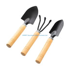 367D Practical Handheld Plant Care Tool Including Flat Shovel Pointed Trowel And Fine Rakes Soil Loosening Equipment
