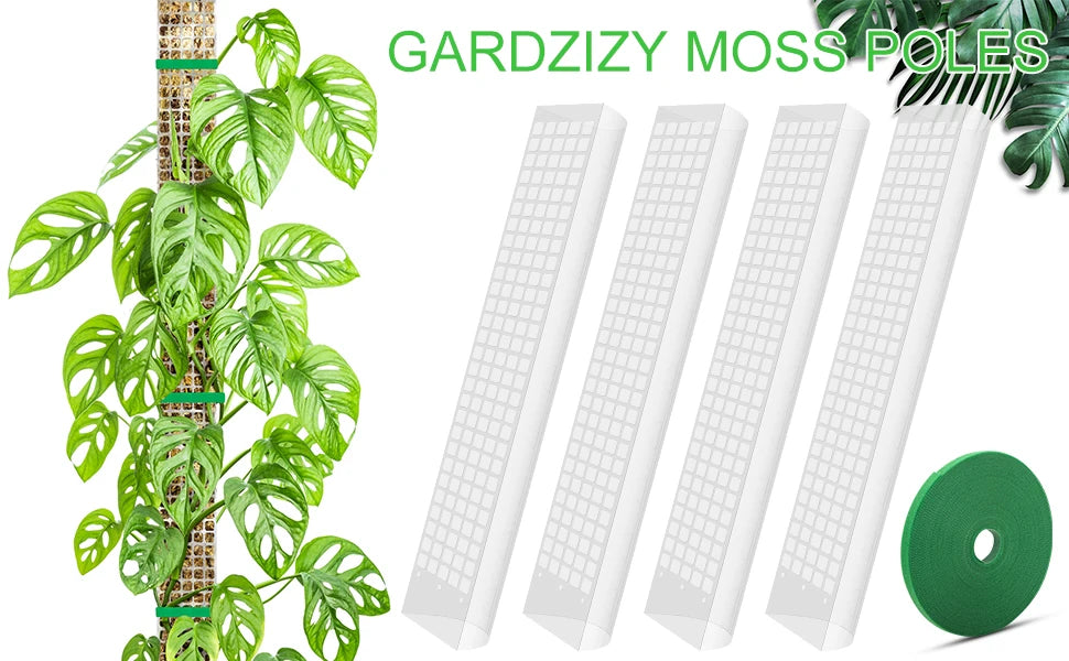 Plants Moss Pole Garden Subject Flower Plant Climbers Bonsai Accessories Pots Tutors ,for Planters Plants Growth Holder Support