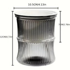 Transparent Double Layer Self Watering Planter Lazy Hydroponic Flower Pot Office Plastic Plant Container