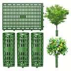 Tree Trunk Protector Plastic Tree Guard Flexible Adjustable Breathable Bark Guard for Sapling from Rodents Rabbits Mowers Garden