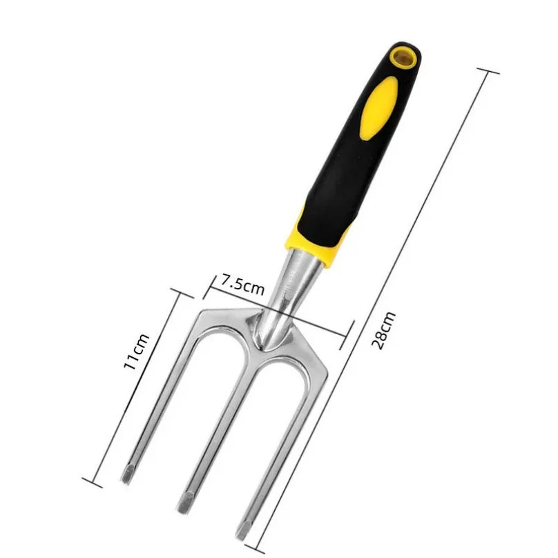XMSJ 8PCS Multi-Function Garden Tool Hand Shovel/Triclaw Rake/Harrow/Drafter/Fork/Spade Loosening Potted Soil Planting Tools