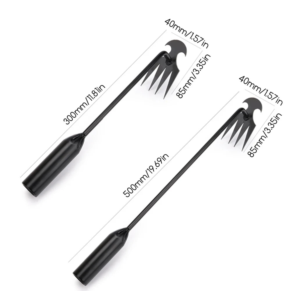 Garden Hoe Tool 2 in 1 Double Garden Hoe Cultivator Gardening Weed-Puller with Handle for Flower Beds Gardens