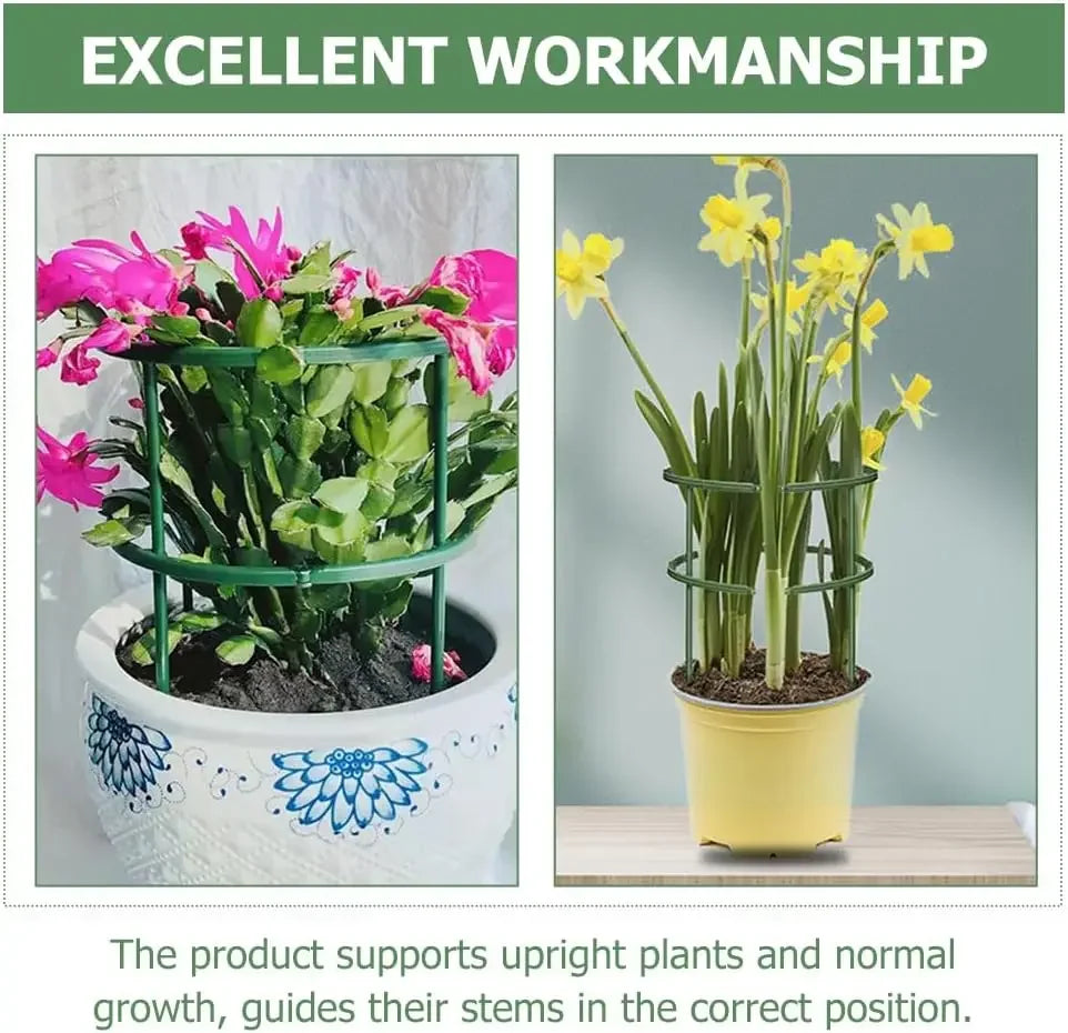 Plastic Plant Support Stakes for Flowers and Greenhouses
