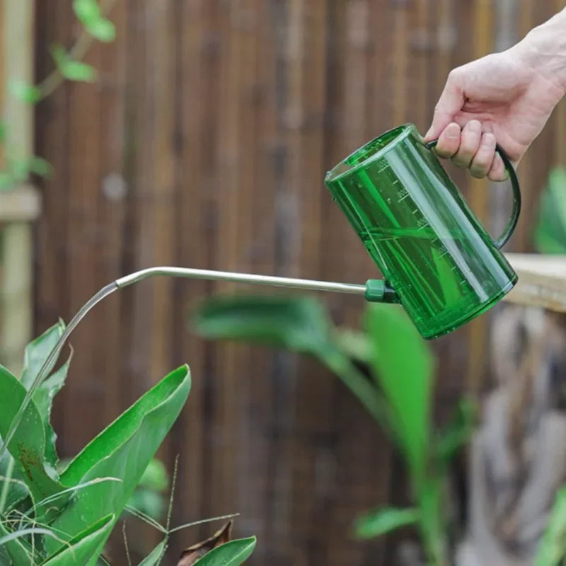 Long-Spout Watering Can for Home Use – Ideal for Garden Plants, Potted Greens, Succulents, and Flower Watering
