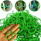 100 Pcs Plant Clips for Climbing Plants,Tomato Trellis Garden Vine Strapping Bundled Buckle Clips Plastic Trellis Plant Support