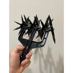 Adjustable Rotary Cultivator Garden Lawn Ripper Gardening Rotary Tiller and Hand-Held Garden Cultivator Tool Soil Plowing Tool