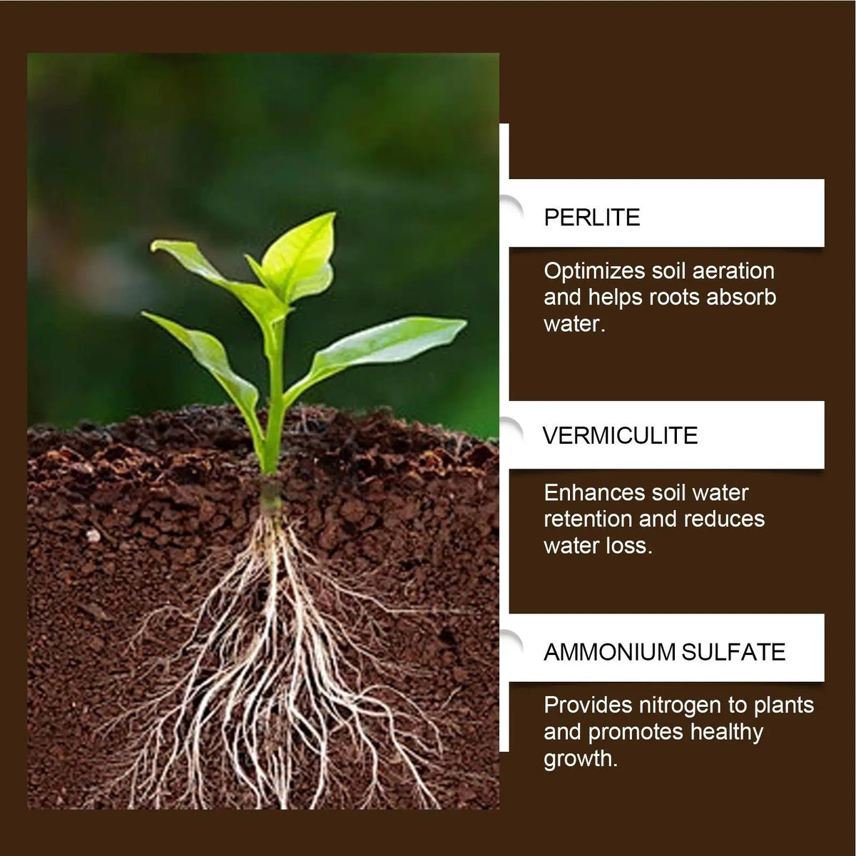 60G Organic Soil Activators And Plant Fertilizers Indoor Plant Fertilizers For Healthy Flowers And Soil Plants