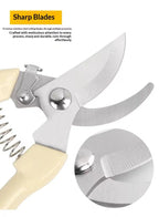 Pruning Shears Stainless Steel Garden  Multifunctional Branch Cutter Hand Pruner for Plant Flower Tree Trimming Garden  Tool
