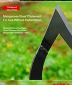 14-26CM Weeding Hoe Handheld Hollow Hoe Thickened Manganese Steel Agricultural Weeding Hoe for Planting Vegetable Garde