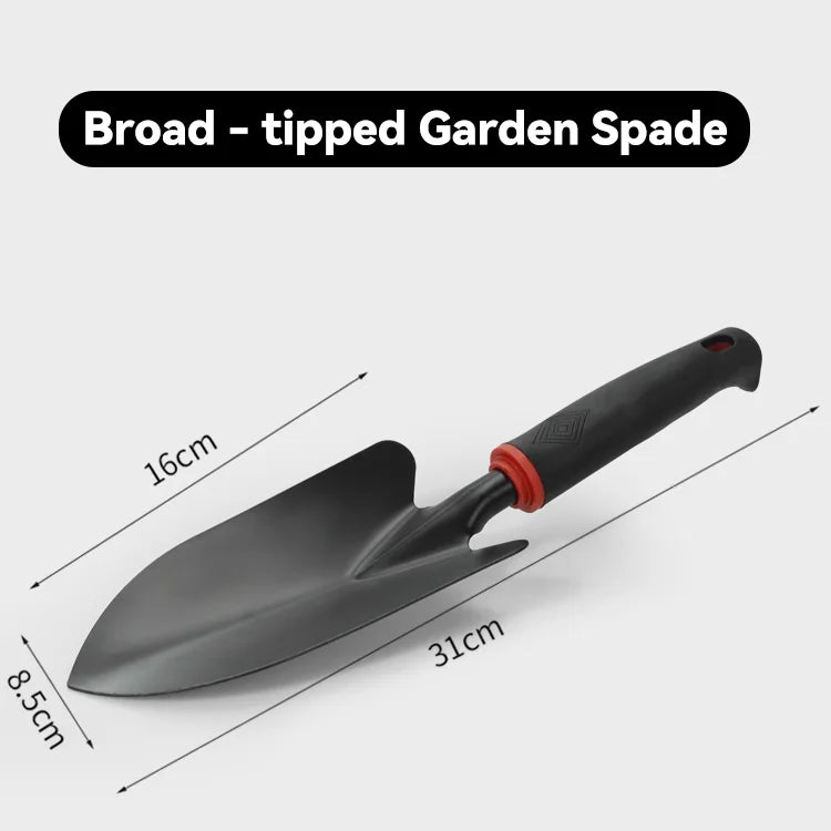 2 In 1 Heavy Duty Hoe Shovel Set Garden Tools for Digging Weeding Loosening Soil Ideal for Balcony Planting Vegetable Flower Gar
