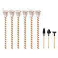 Electroculture Plant Stakes, Copper Garden Antennas