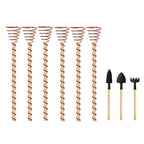 Electroculture Plant Stakes, Copper Garden Antennas