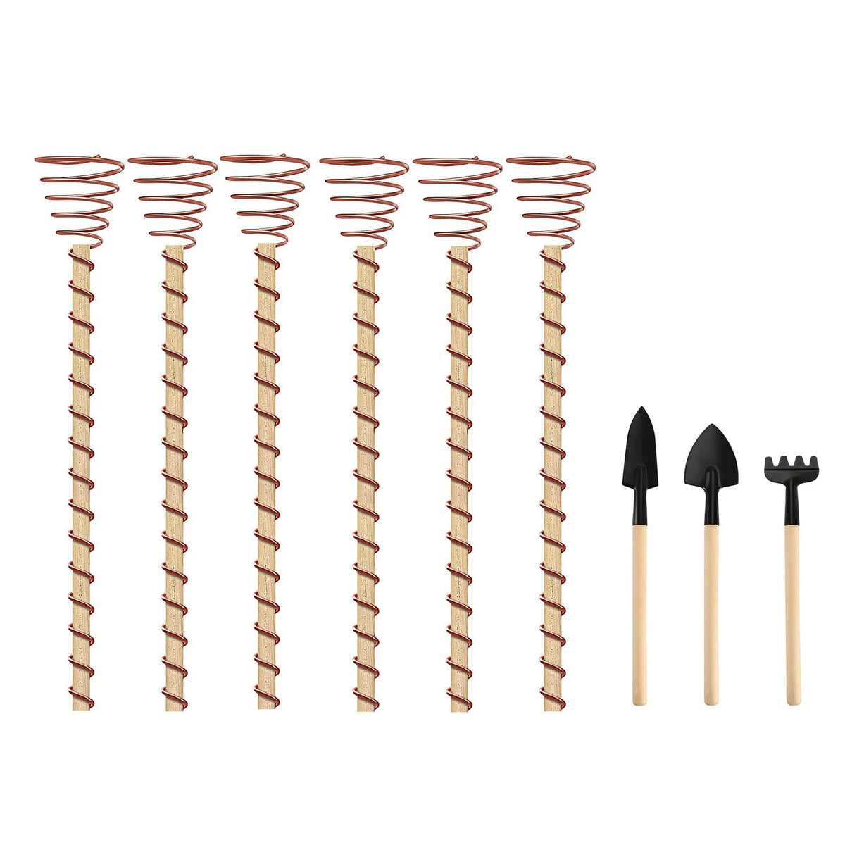 Electroculture Plant Stakes, Copper Garden Antennas