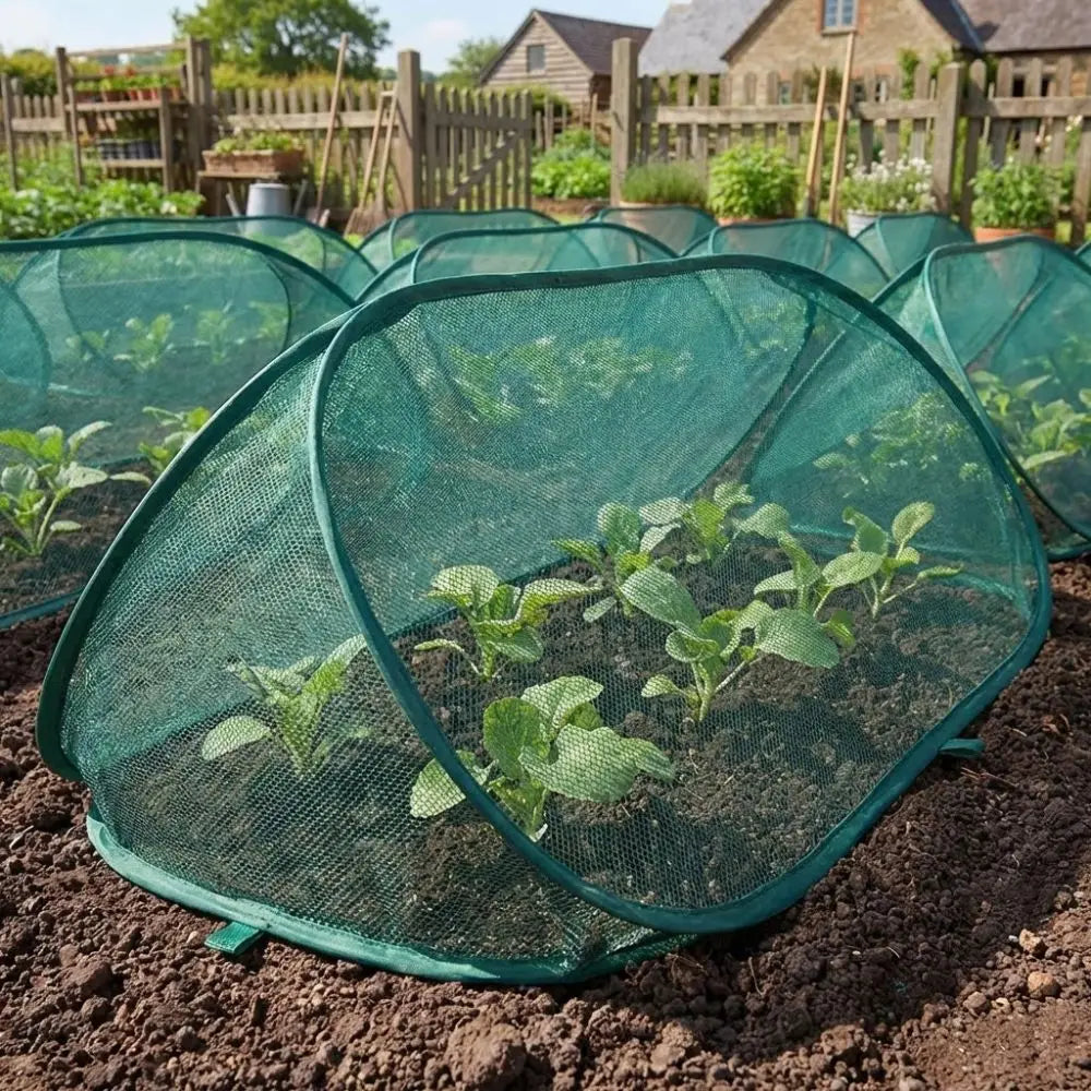 Folding Plant Protection Netting Anti-frost Insect-proof Garden Row Covers Breathable Pop Up Plant Shade Cover Indoor Plants