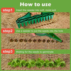 1pc Seeds Spreader Seed in Gardening  Manual Soil  Portable Seeds Spacer Soil Puncher for Planting Seeds Soil Loosening