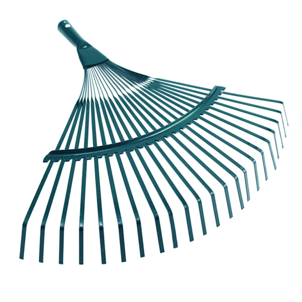 1Pc for Gardeners Grass Farming Rake Durable 22-Tooth Garden Rake Garden Leaf Rake Iron Potting Landscapers Reliable Tools