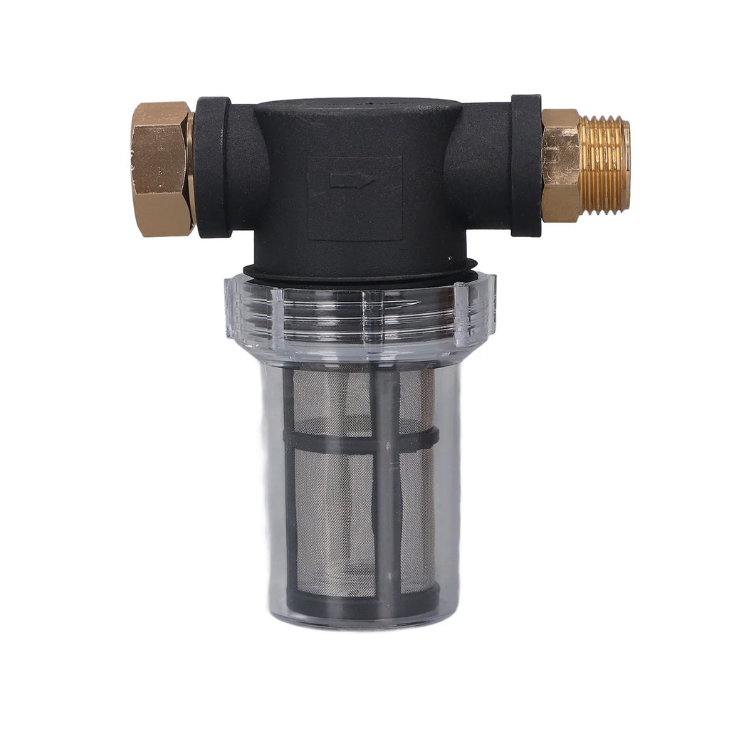 Garden Hose Filter Avoiding Blocking Engineering Plastic Whole House Sediment Water Filter 3/4 Inch Thread for Household