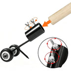 Weed Remover Set with Roller Manual Weed Remover No Need to Bend Over for Garden/ Sidewalk/ Driveway Cracks Elderly
