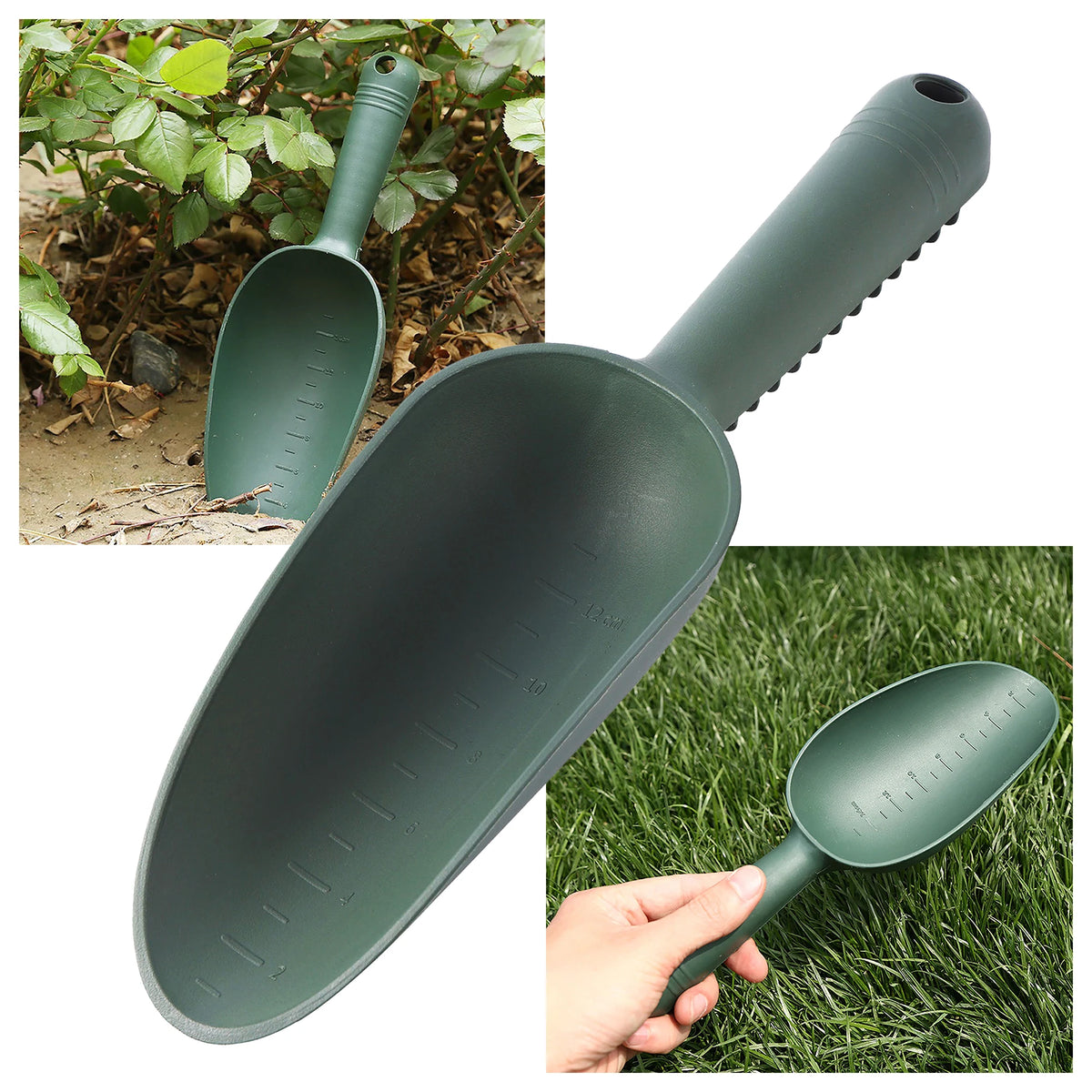 Garden Scoop Multi-function Soil Plastic Shovel Spoons Digging Tool Cultivation Garden Tools Succulent Soil Shovel Spoon