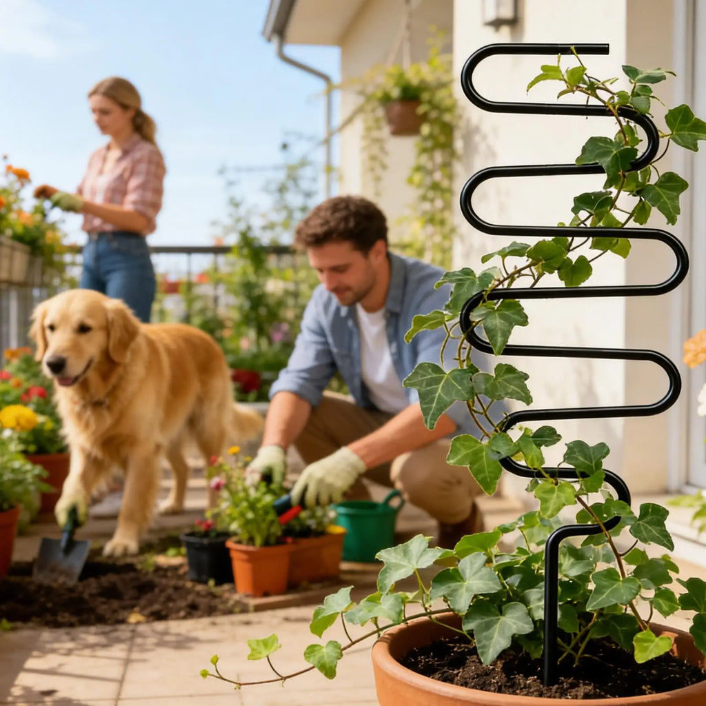 Metal Plant Support Stake, 34 cm (13.4 in) Garden Trellis