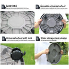 Flower Pot Stand Plant Saucer Pot Round Potted Plant Stand Removable Flower Pot Tray Tree Planter Stand Mobile flowerpot holder
