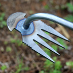 Stainless Steel Grass Rooting Weeding Tool Garden Hook Puller With Handle For Easily Removing Weeds Planting Shovel Harvesting
