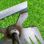 8 Teeth Garden Weed Rake 2In1 Garden Rake Manual Weed Grass Rooting Tool Puller Shovel Hand Gardening Loose Soil Tool
