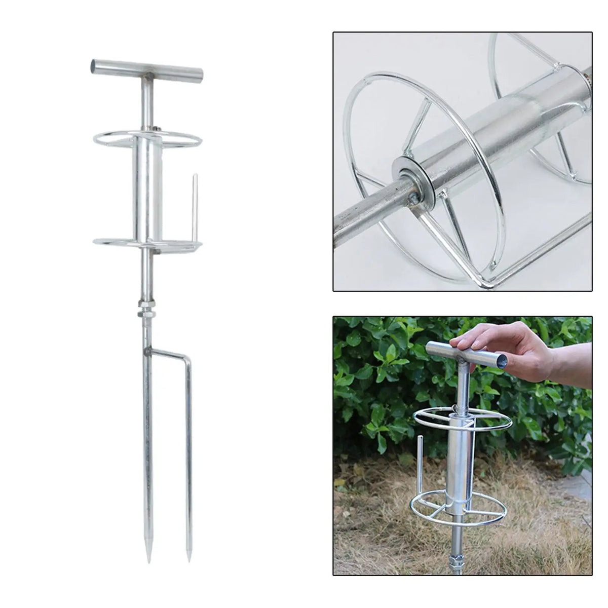Garden Hose Guide Stake Sturdy Heavy Duty Easy to Install Prevent Kinking Bending for Outdoor Lawn Yard Flower Bed Courtyard