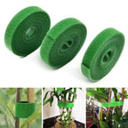 10m Reusable Nylon Plant Ties Green Garden Plant Bandage Cable Ties Self Adhesive Plant Fastener Tape for Plants Garden Home