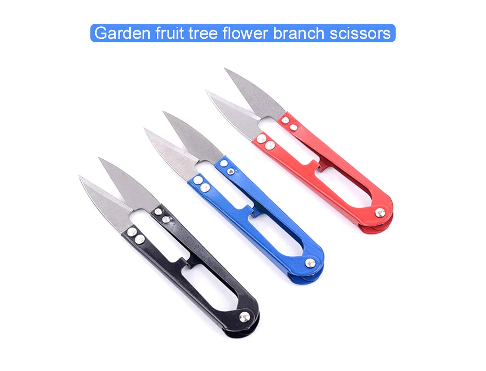 3Pcs Pruning Shears Mini Sharp Scissors Gardening Plant Scissor Branch Pruner Trimmer Tool Sewing Clothes Thread Cutting Cutters