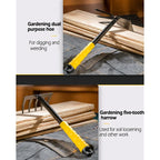 Multifunctional Garden Tools Set Hand Planting Shovel Spade Rake Trowel Home Gardening Tools for Flowers Succulent Tranplanting