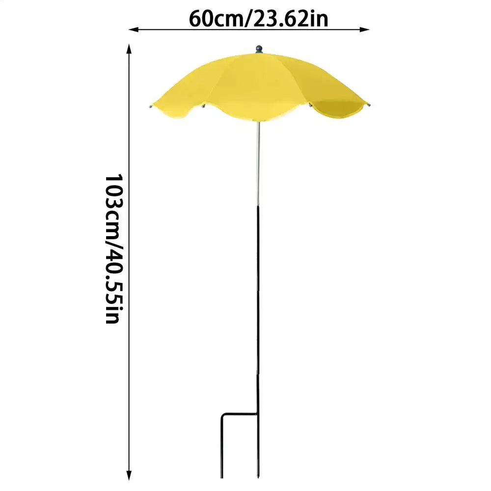 new Plant Shade Umbrella Weatherproof Sun Shade Cloth Outdoor Plant Flowers Potted Sun Protection Garden Supplies