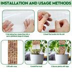 Plants Moss Pole Garden Subject Flower Plant Climbers Bonsai Accessories Pots Tutors ,for Planters Plants Growth Holder Support