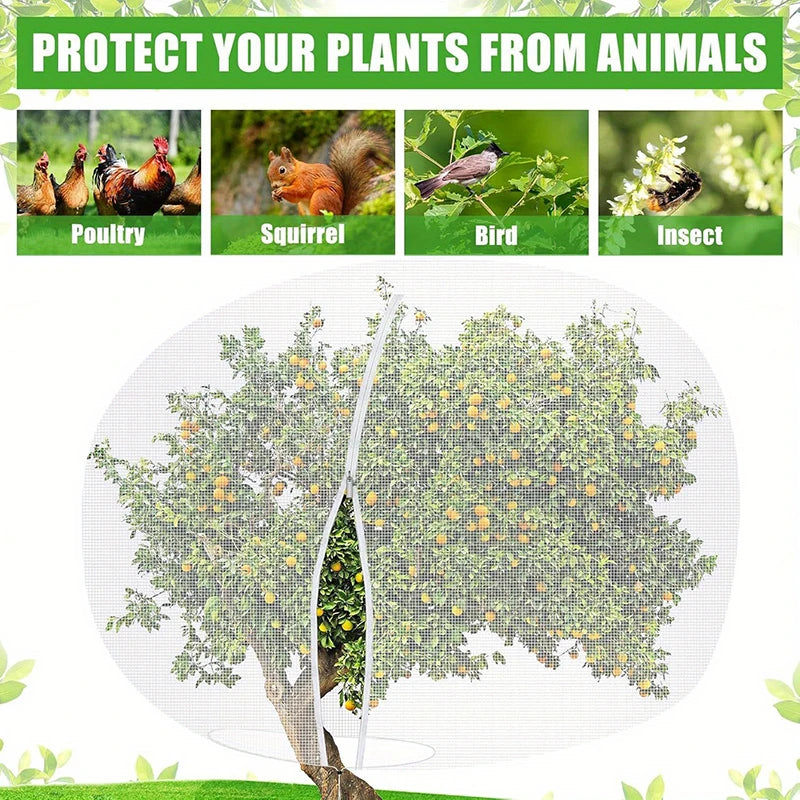 Fruit Tree Protective Cover Garden Fine Mesh Insect Netting Covers For Greenhouse Breathable Light Protect Vegetable Plants