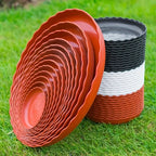 5pcs, Thickened Plastic Planter Tray - Mobile Base With Drain Tray For Planter Pots.