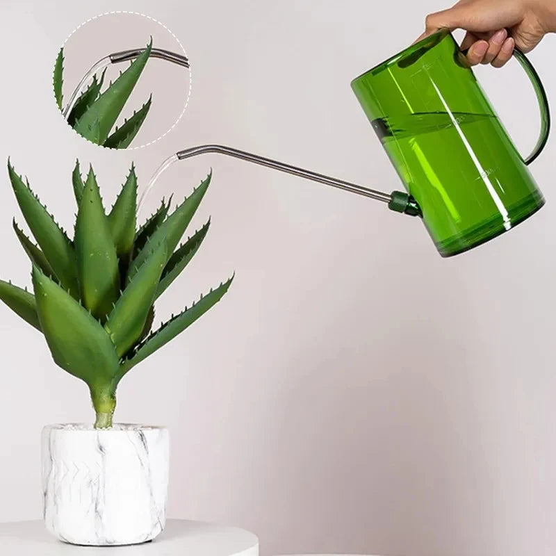 Long-Spout Watering Can for Home Use – Ideal for Garden Plants, Potted Greens, Succulents, and Flower Watering