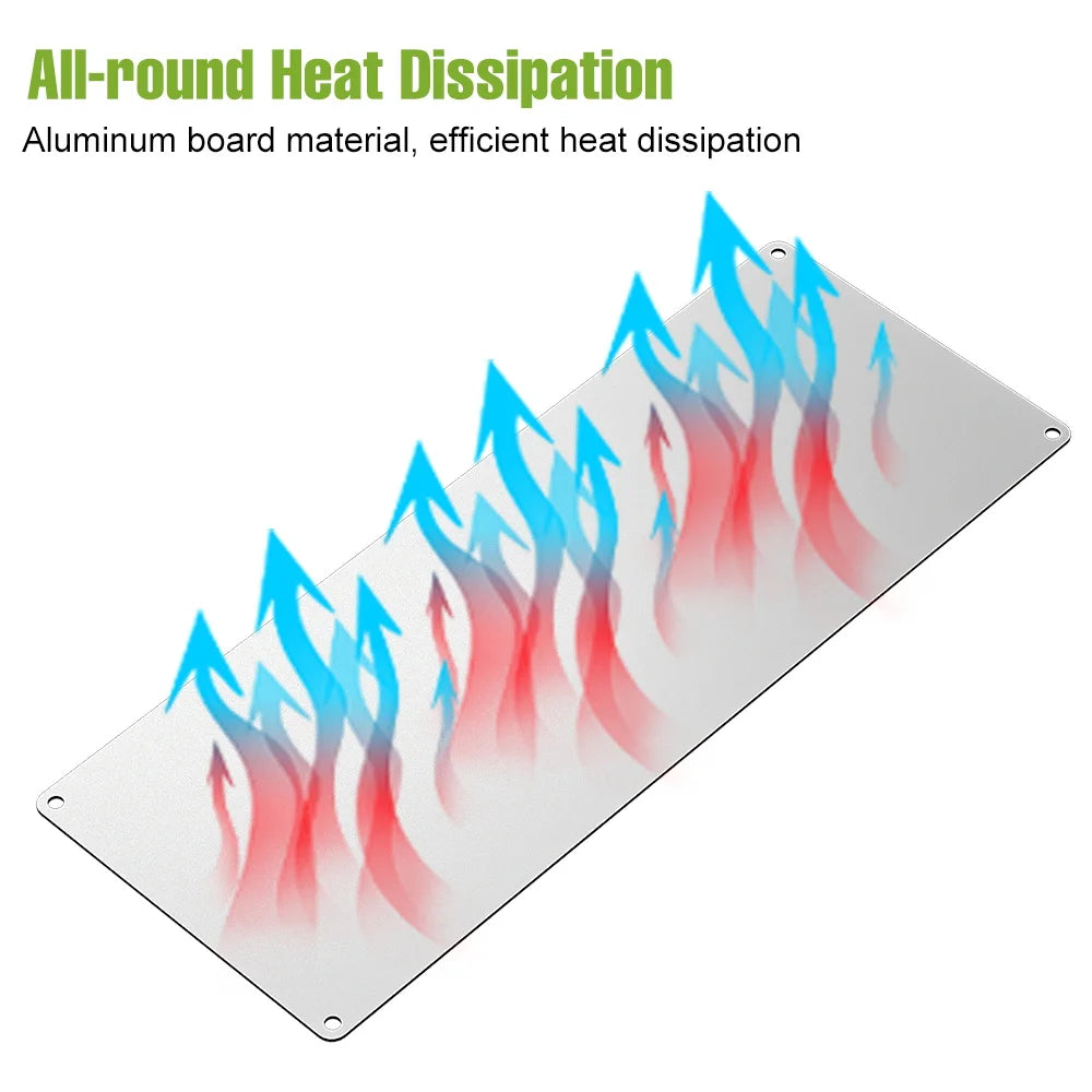 LED Grow Light Full Spectrum Quantum Board Lamp For Indoor Growth Box Flower Plants Cultivation Dimmable With Timing Auto On/Off
