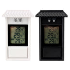 Indoor Outdoor Max Min LCD Electronic Thermometer Gauge Weather Sensor for Home Garden Greenhouse Digital Display Screen